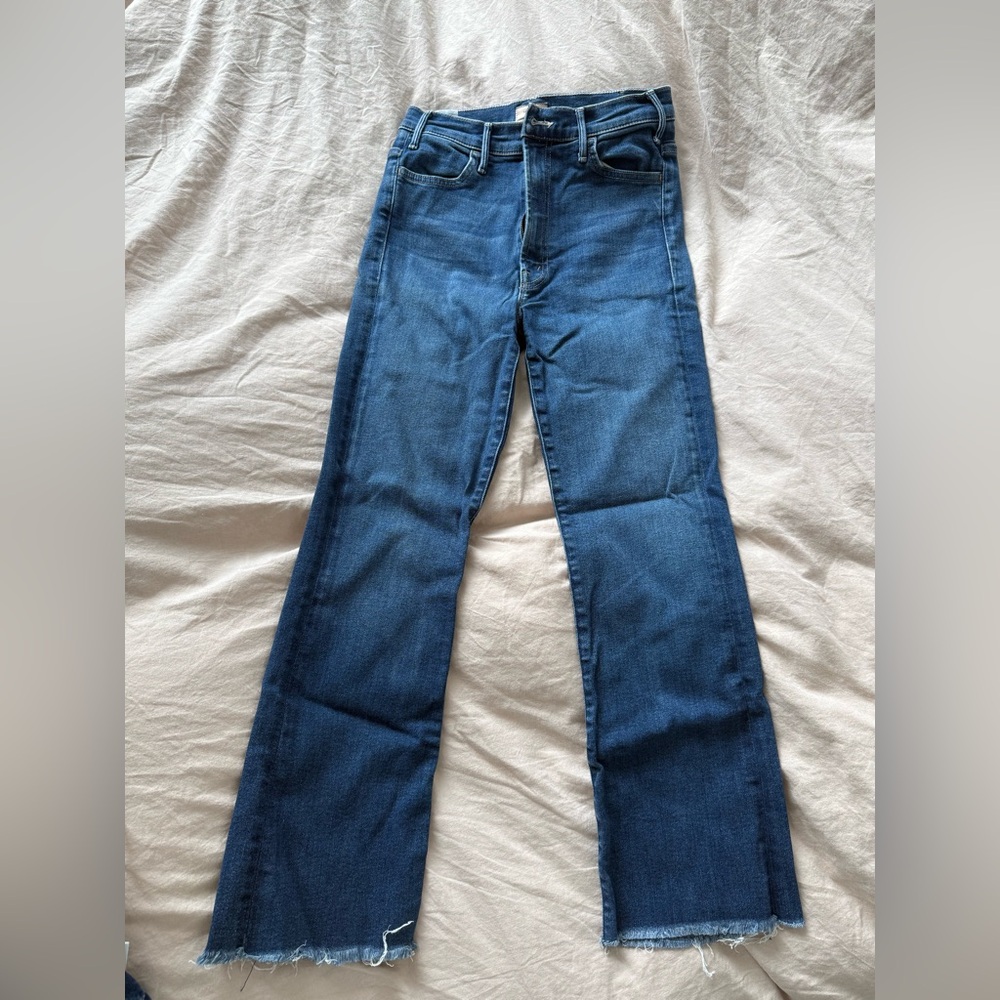 MOTHER Classic Skinny Flare ankle length Blue Women's Jeans